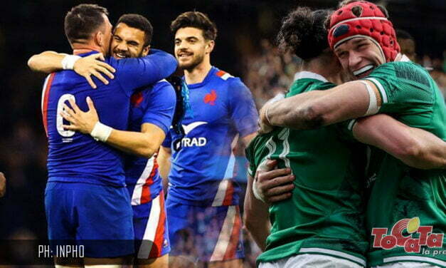 Francia e Irlanda en la pelea