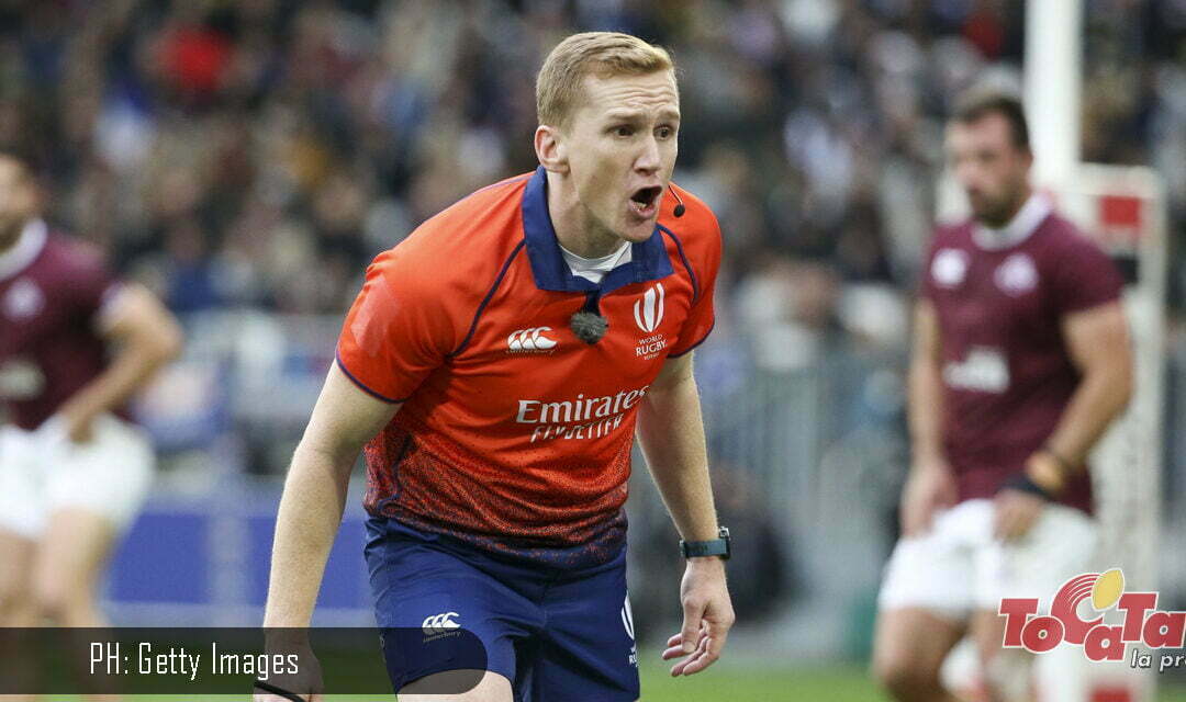 Argentina vs Escocia árbitros designados