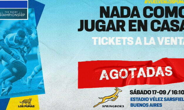 Los Pumas vs Springboks agotado