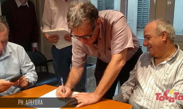 SE FIRMÓ LA CONSTITUCIÓN DE APeFoRa
