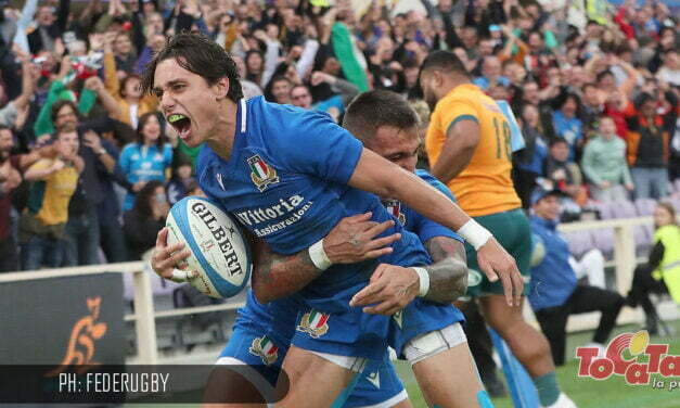 Italia consiguió un triunfo histórico ante Australia