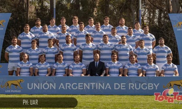 La foto oficial de Los Pumas para la RWC